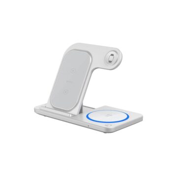 WIWU WI-W020 FOLDABLE 15W 3 IN 1 WIRELESS CHARGER