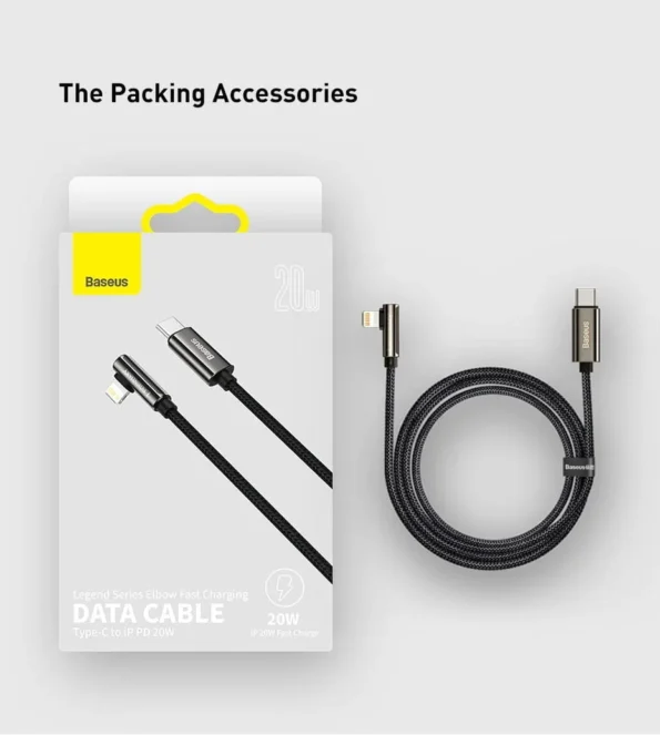 Baseus Legend Series Elbow Type C to Lighting Cable