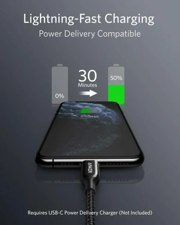 Anker PowerLine+ III USB-C to Lightning Cable