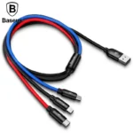 Baseus Three Primary Colors 3-in-1 Cable USB For M+L+T 3.5A
